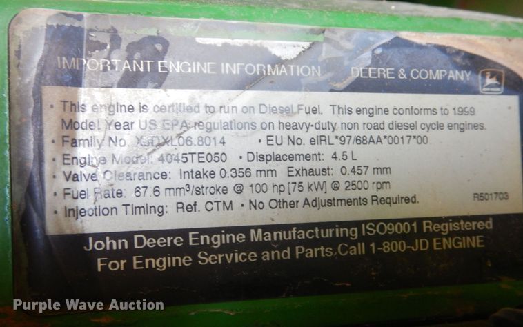 image for item MP9053 John Deere 4890 SP  windrower
