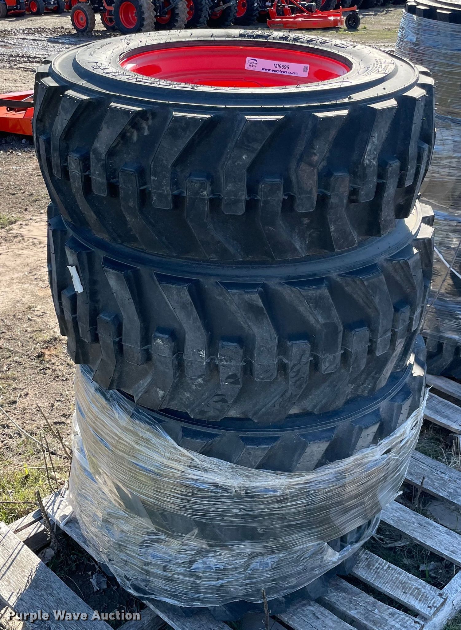 (4) 1016.5 tires and wheels in Norman, OK Item MI9696 sold Purple Wave