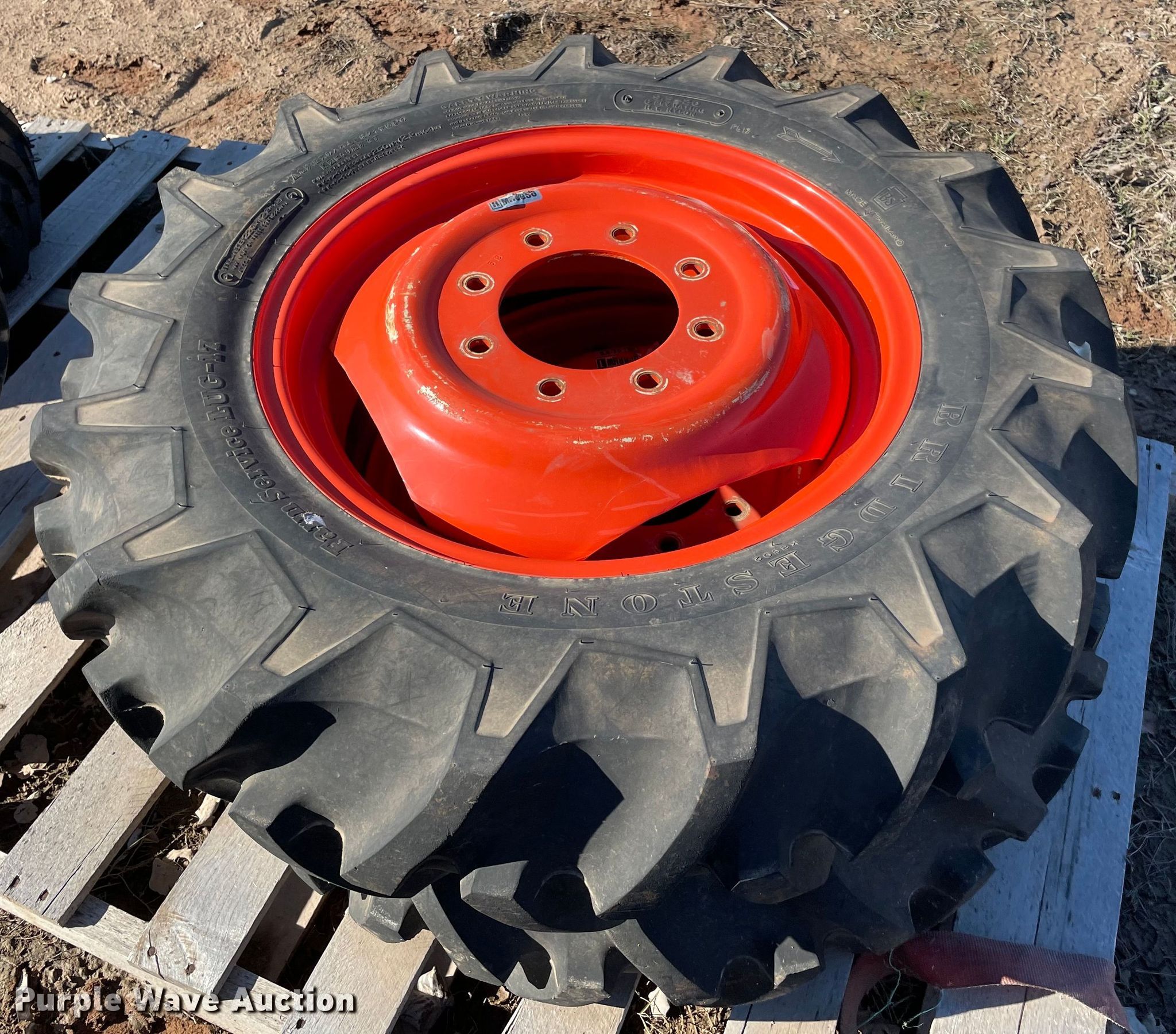 (2) 9.5020 tires and wheels in Norman, OK Item MI9700 sold Purple Wave