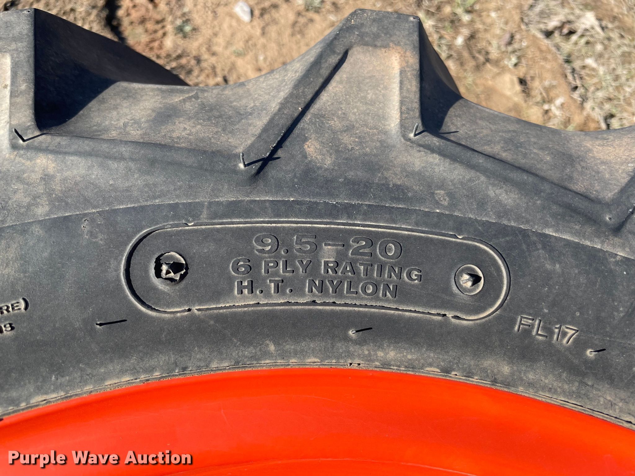 (2) 9.5020 tires and wheels in Norman, OK Item MI9700 sold Purple Wave