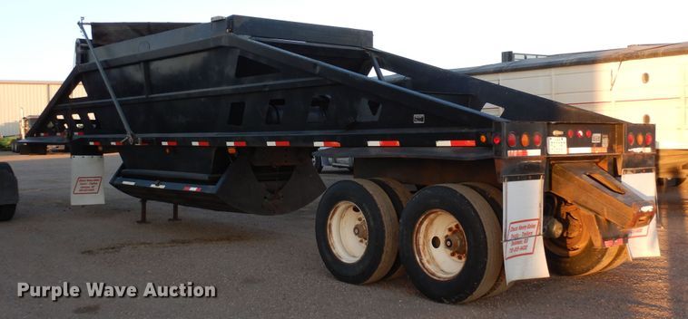image for item DF8274 2000 Trail King  bottom dump trailer