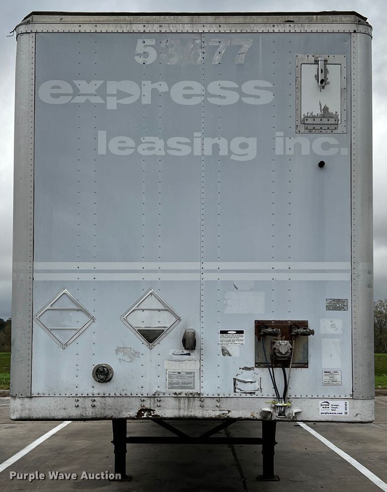 image for item DQ1924 1999 Wabash  dry van trailer