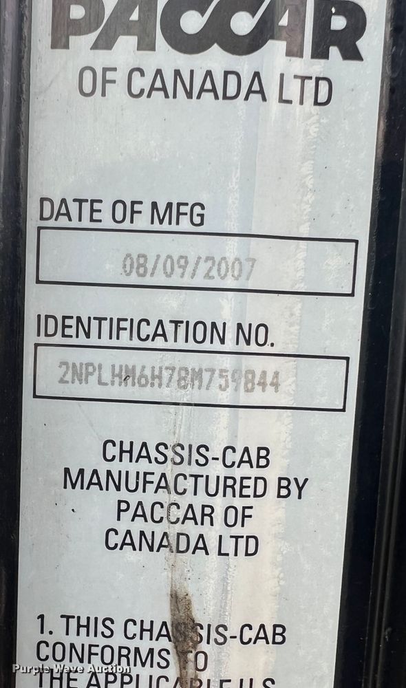 image for item JU9726 2008 Peterbilt 335  rollback truck