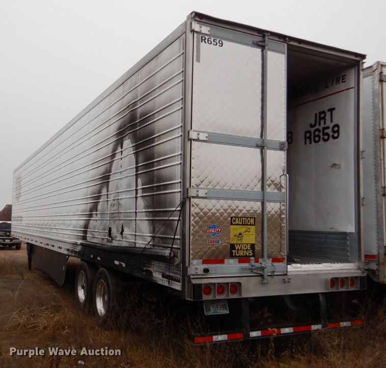 image for item LT9014 2022 Utility  refrigerated van trailer