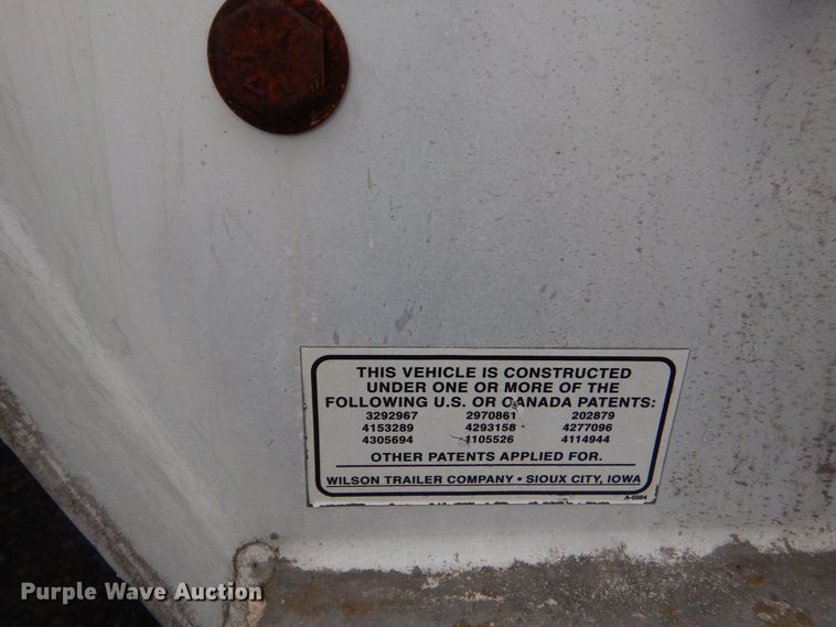 image for item LT9015 2012 Wilson DWH-550  grain trailer