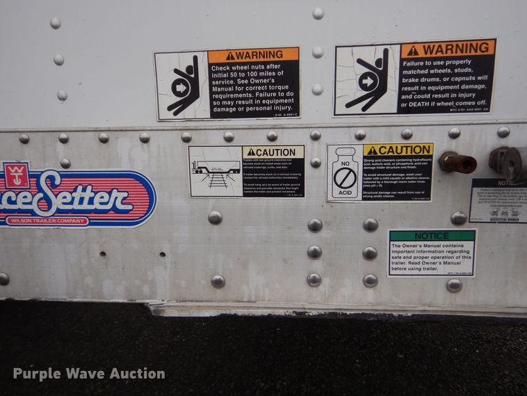 image for item LT9015 2012 Wilson DWH-550  grain trailer