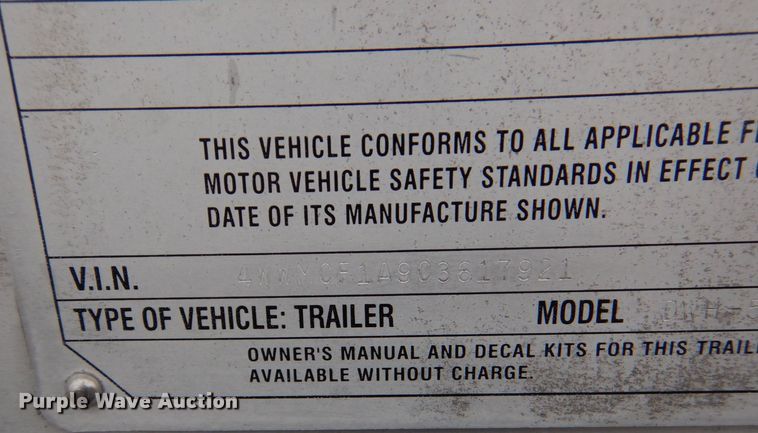 image for item LT9015 2012 Wilson DWH-550  grain trailer