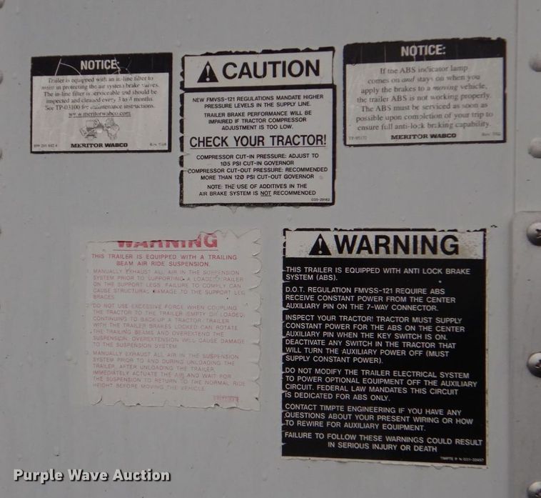 image for item LT9016 2013 Timpte  grain trailer