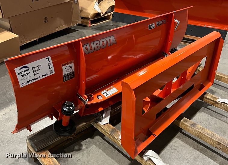 image for item DK7185 Kubota B2673  skid steer snow blade