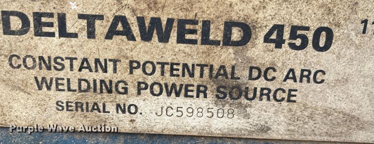 image for item DN8104 Miller Deltaweld 450  welder