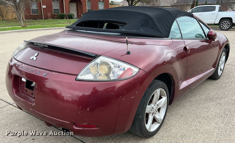 image for item DP0001 2007 Mitsubishi Eclipse Spyder  convertible