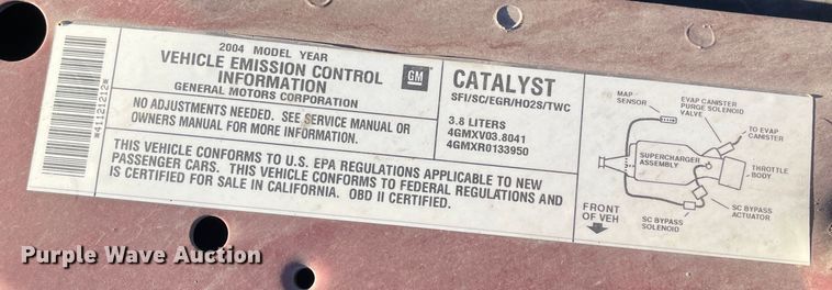 image for item DR7423 2004 Pontiac Grand Prix