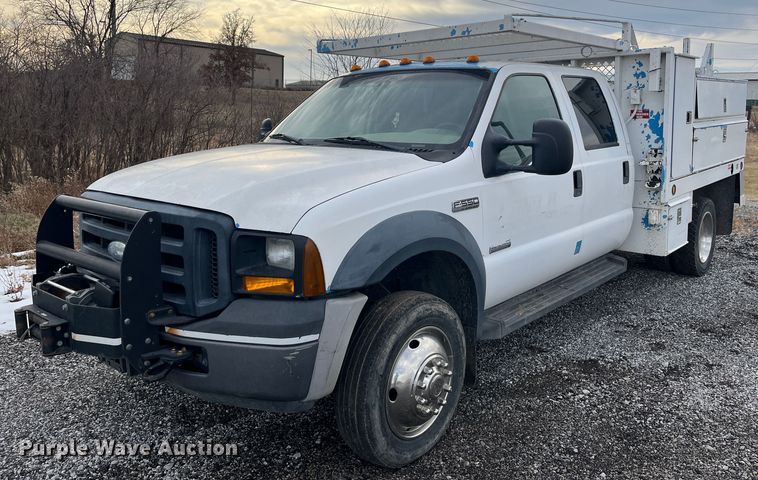 image for item DR7427 2007 Ford F550 Super Duty  Crew Cab utility / service truck
