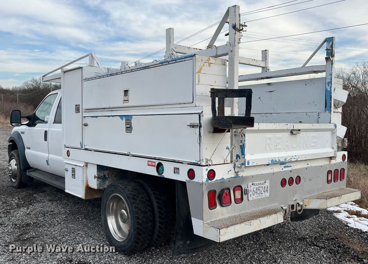 image for item DR7427 2007 Ford F550 Super Duty  Crew Cab utility / service truck