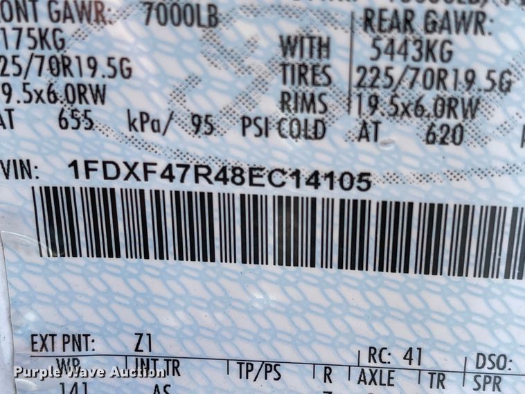 image for item JD9238 2008 Ford F450 Super Duty XL  dump truck