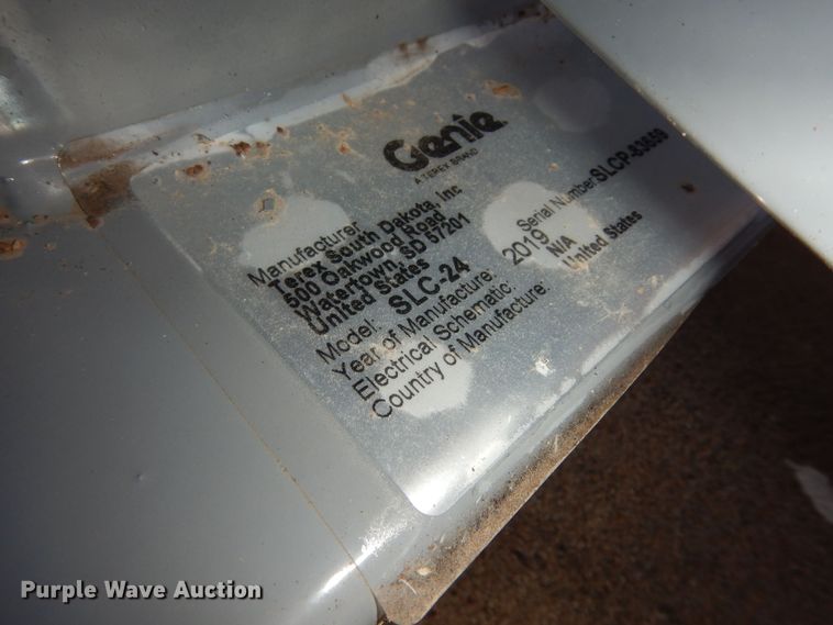 image for item JR9020 2019 Genie SLC24  material lift