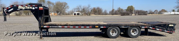 image for item JW9285 2015 Big Tex 25GN  equipment trailer