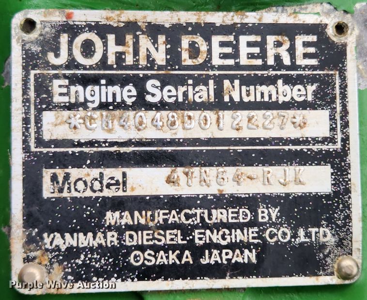image for item KT9528 1996 John Deere 1070  tractor