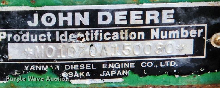 image for item KT9528 1996 John Deere 1070  tractor