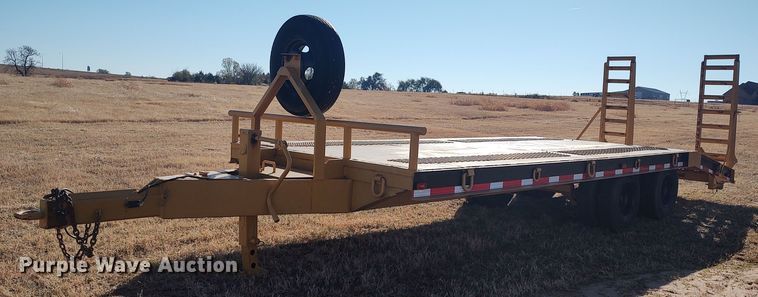 image for item LK9351 1977 Belshe  equipment trailer