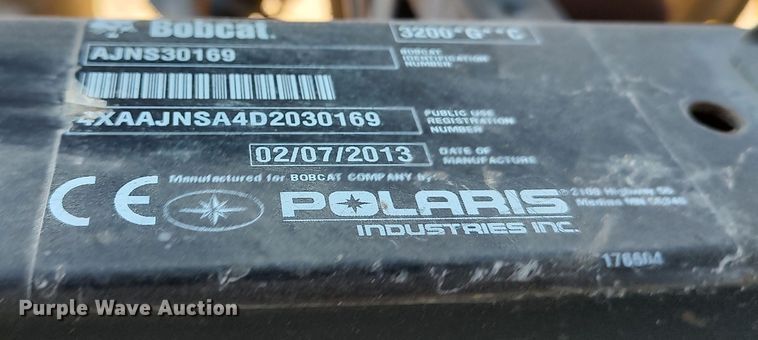 image for item LK9510 2013 Bobcat 3200  utility vehicle