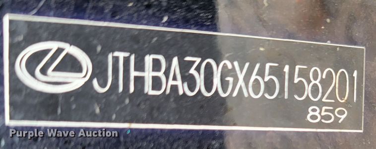 image for item LY9885 2006 Lexus ES 330