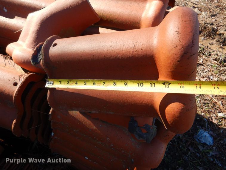 image for item MM9585 Chicago Imperial Tile red clay roof tiles