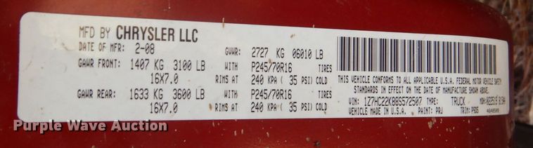 image for item MM9593 2008 Mitsubishi Raider  Ext. Cab pickup truck