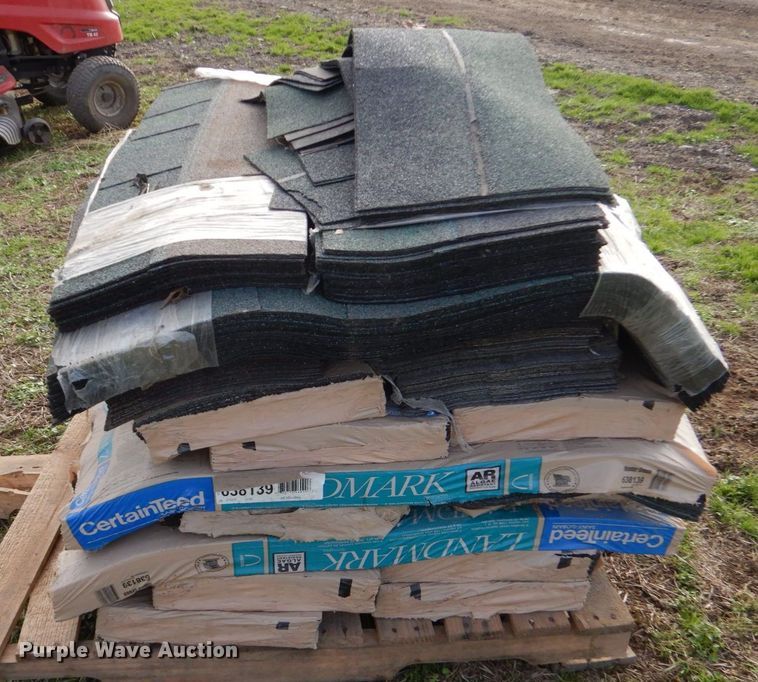 image for item MM9607 Approximately 21 bags of Certain Teed shingles