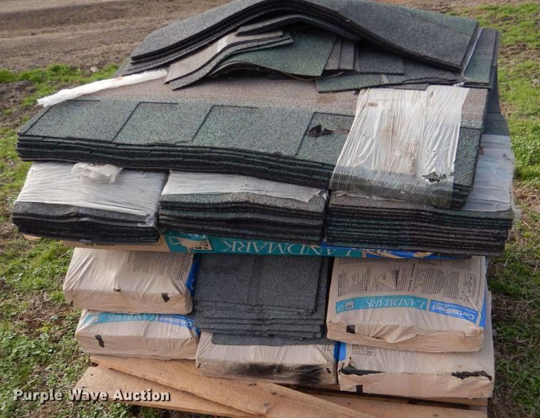 image for item MM9607 Approximately 21 bags of Certain Teed shingles
