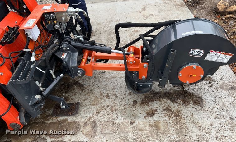 image for item MN9493 2022 Titan  skid steer stump grinder
