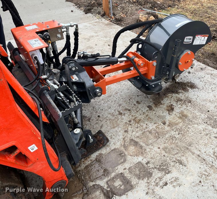 image for item MN9493 2022 Titan  skid steer stump grinder