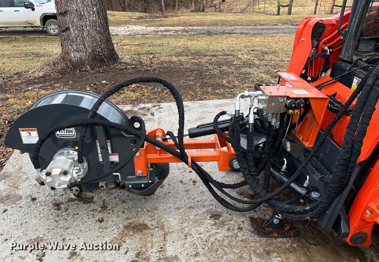 image for item MN9493 2022 Titan  skid steer stump grinder