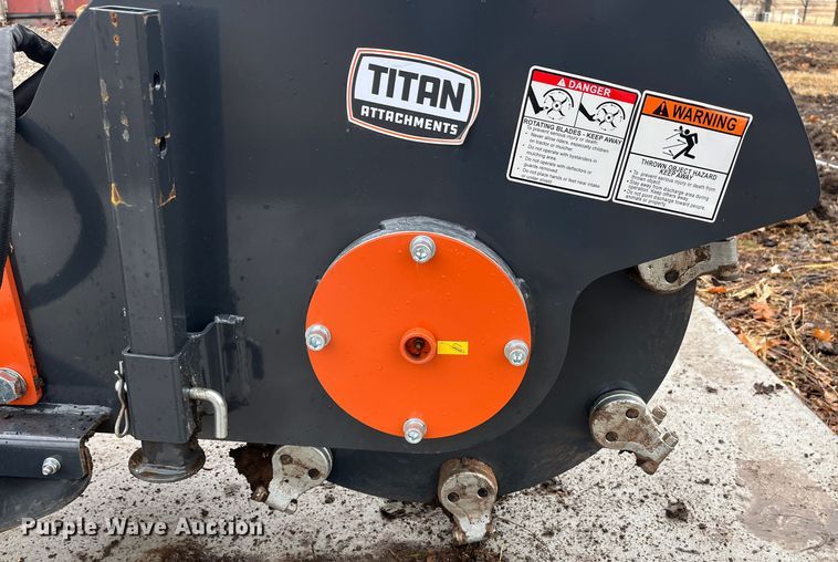 image for item MN9493 2022 Titan  skid steer stump grinder
