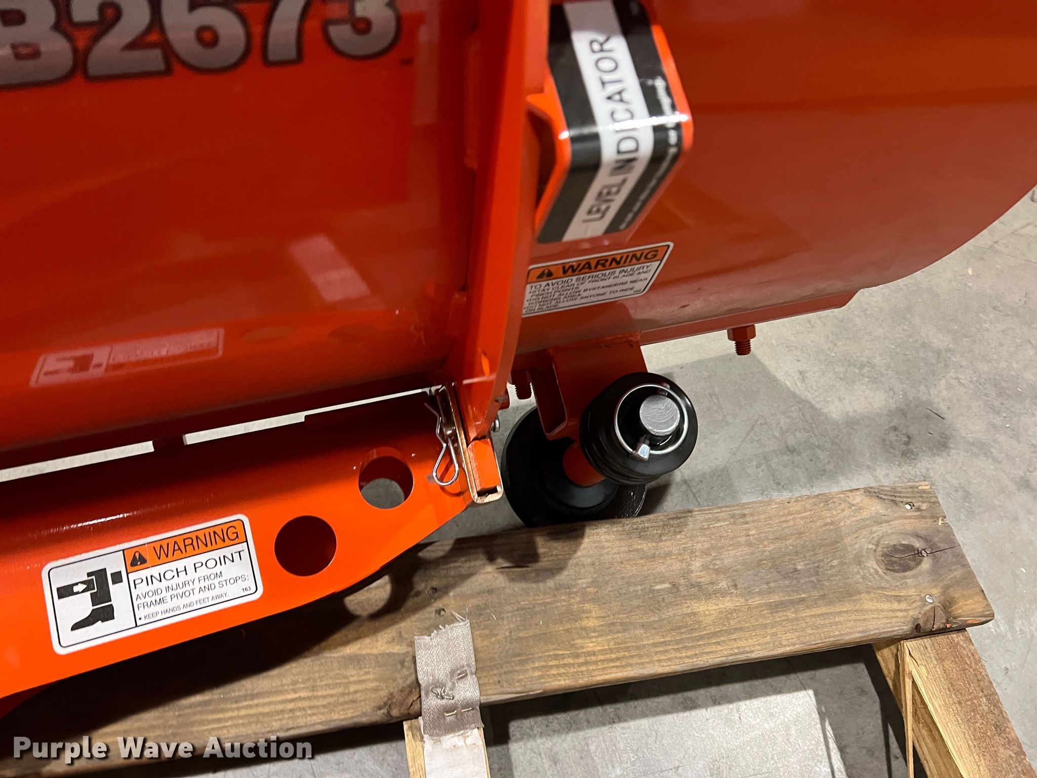 Kubota B2673 skid steer snow blade in Grapevine, TX Item DK7185 sold