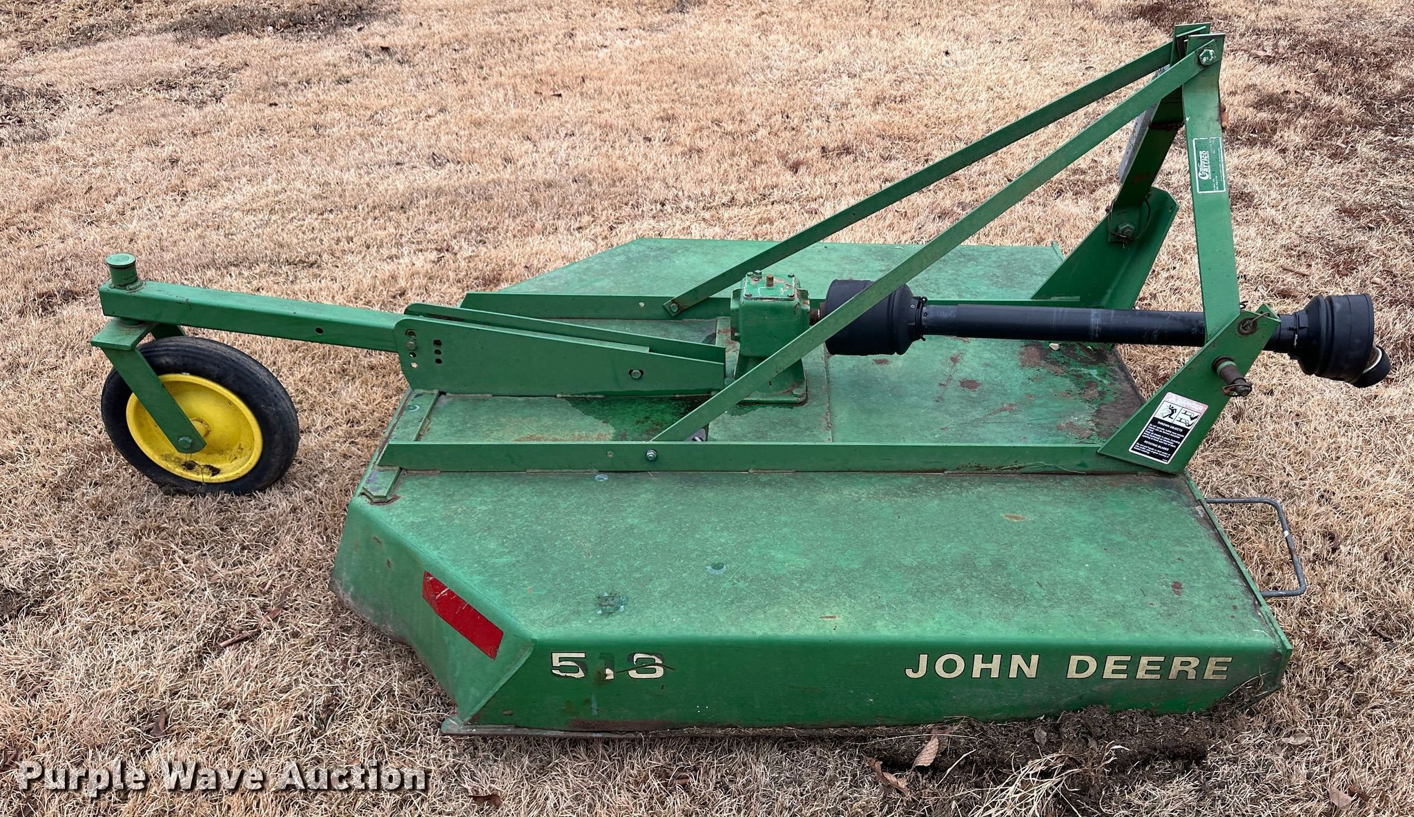 John Deere 513 rotary mower in Glen Elder, KS Item JD9634 sold