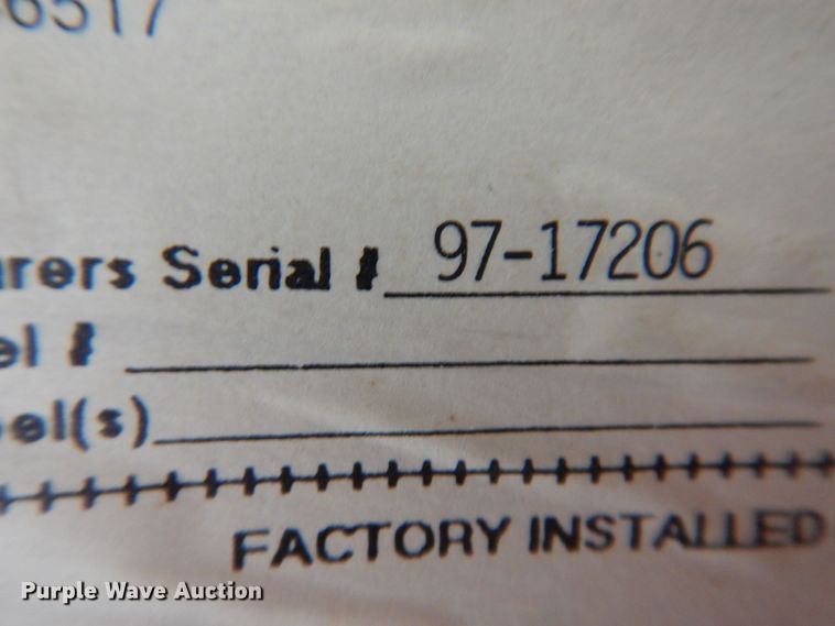 image for item DK2083 1997  Jobsite trailer