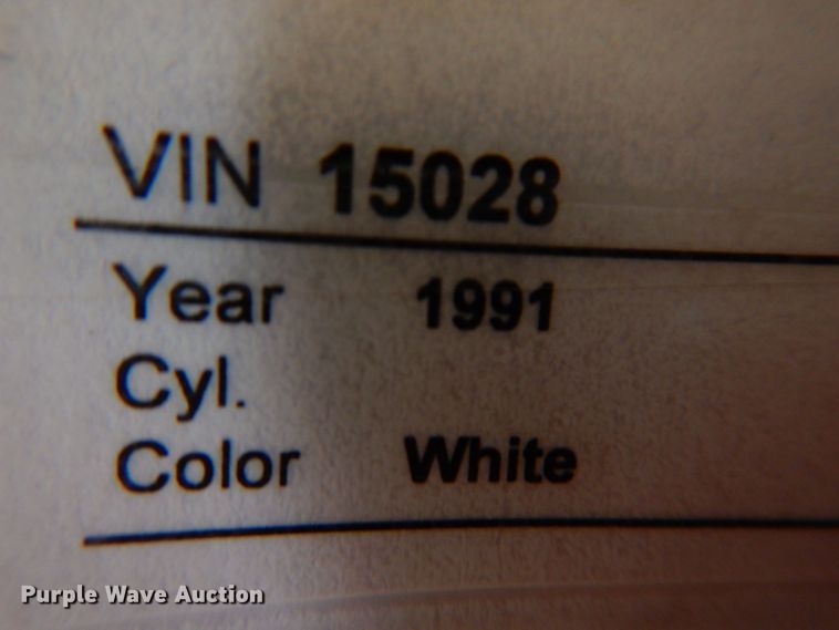 image for item DK2084 1991  jobsite trailer