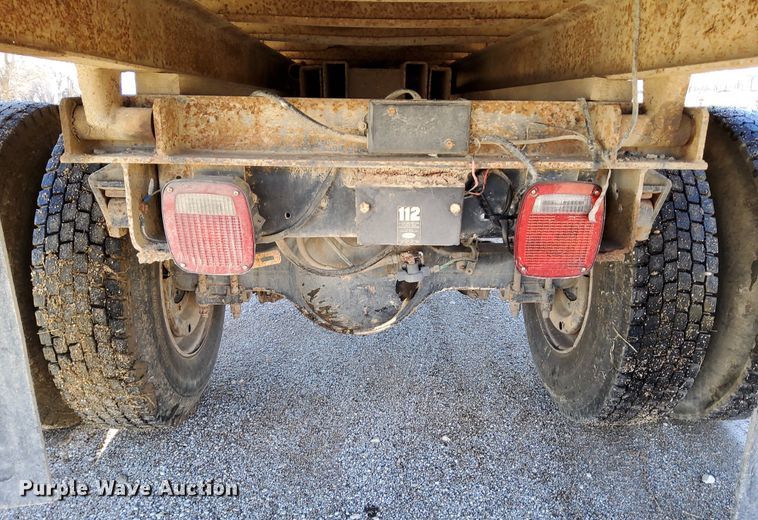 image for item DL2287 1990 Ford F800  dump flatbed pickup truck