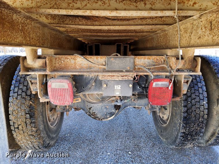 image for item DL2287 1990 Ford F800  dump flatbed pickup truck