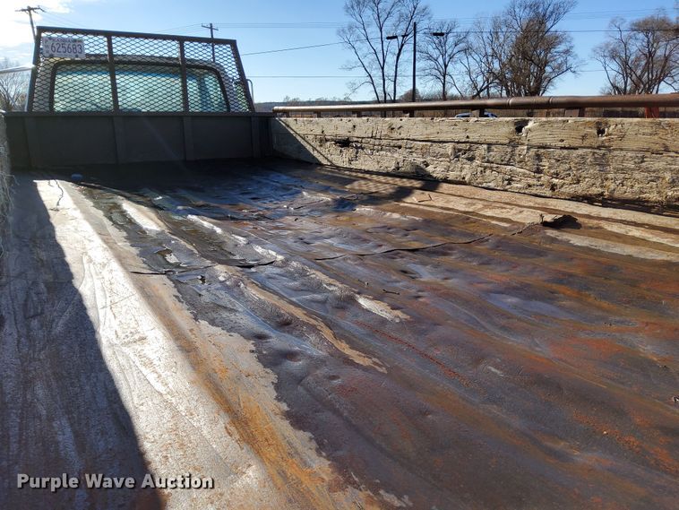 image for item DL2287 1990 Ford F800  dump flatbed pickup truck