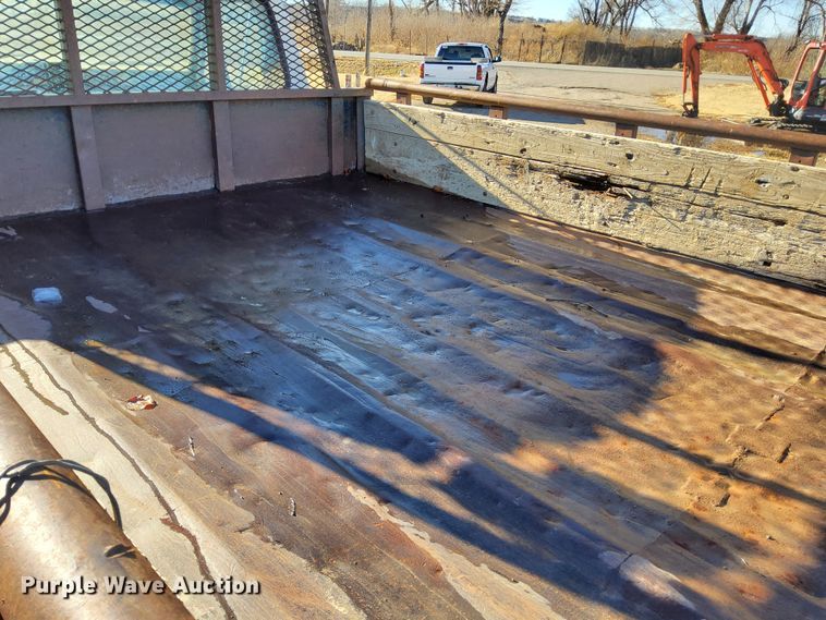 image for item DL2287 1990 Ford F800  dump flatbed pickup truck