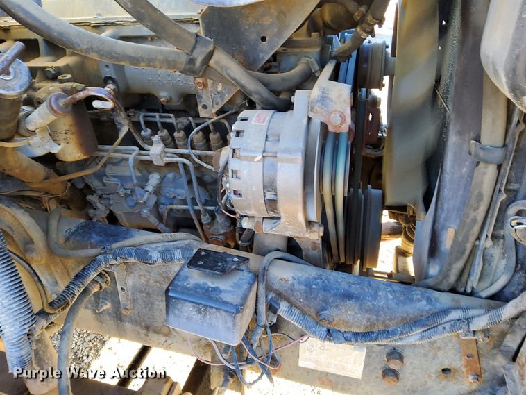 image for item DL2287 1990 Ford F800  dump flatbed pickup truck