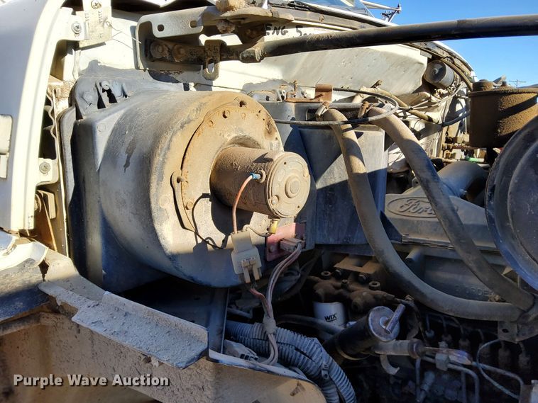 image for item DL2287 1990 Ford F800  dump flatbed pickup truck