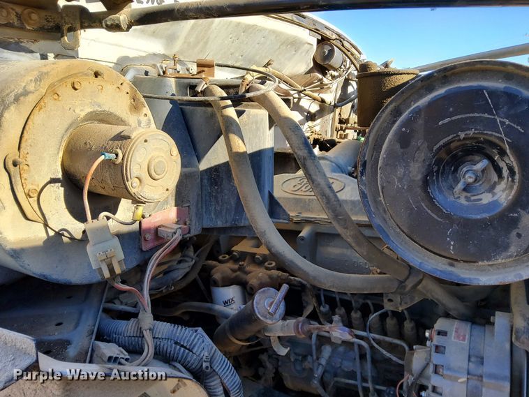 image for item DL2287 1990 Ford F800  dump flatbed pickup truck