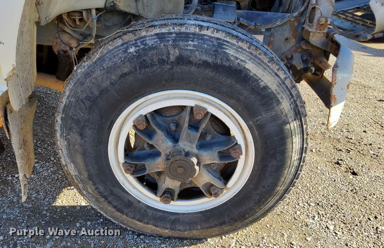 image for item DL2287 1990 Ford F800  dump flatbed pickup truck