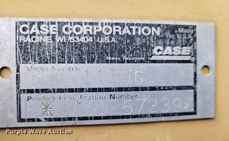 image for item DO3518 1998 Case 1150G  dozer