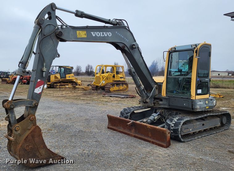 image for item DO3521 2012 Volvo ECR88  mini excavator
