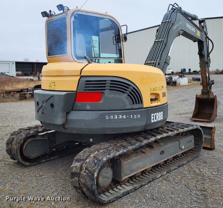 image for item DO3521 2012 Volvo ECR88  mini excavator