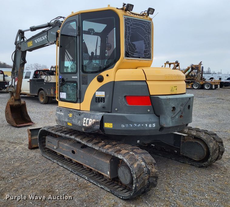 image for item DO3521 2012 Volvo ECR88  mini excavator
